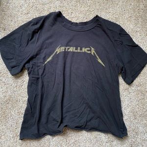 Metallica cropped t